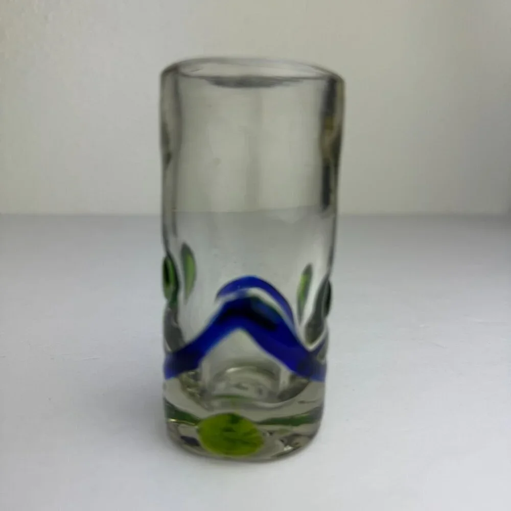 Tequila Shot Glasses - Hand Blown in Mexico Set of 3